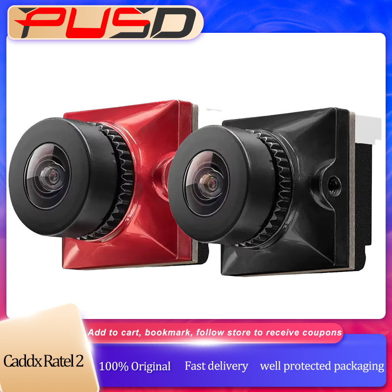 Drone Camera Night Vision - CADDX Ratel 2 StarlightナイトビジョンFPVカメラ、1200TVL 2.1mmレンズ 4.5-36Vマイクロカメラ
