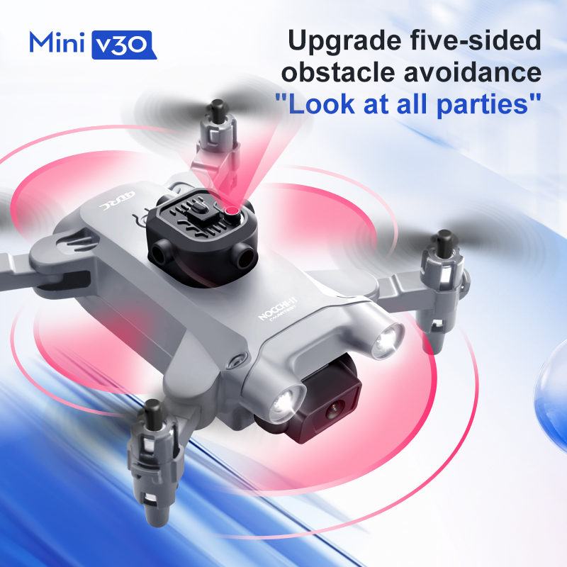 ミニ V30 WiFi FPV ドローン 4K HD デュア - Drone Camera Night Vision のレビューと価格