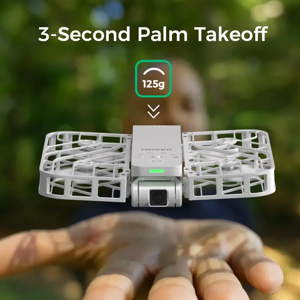 Hover Air X1 超軽量125g折りたたみ式飛行カメ - Drone Camera Stabilized のレビューと価格