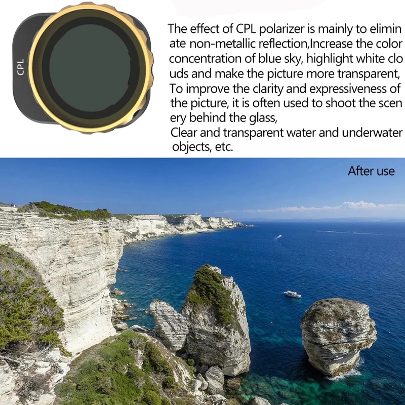 DJI Mini 3 Pro用ドローンフィルター カメラレン - Drone Camera Filter のレビューと価格